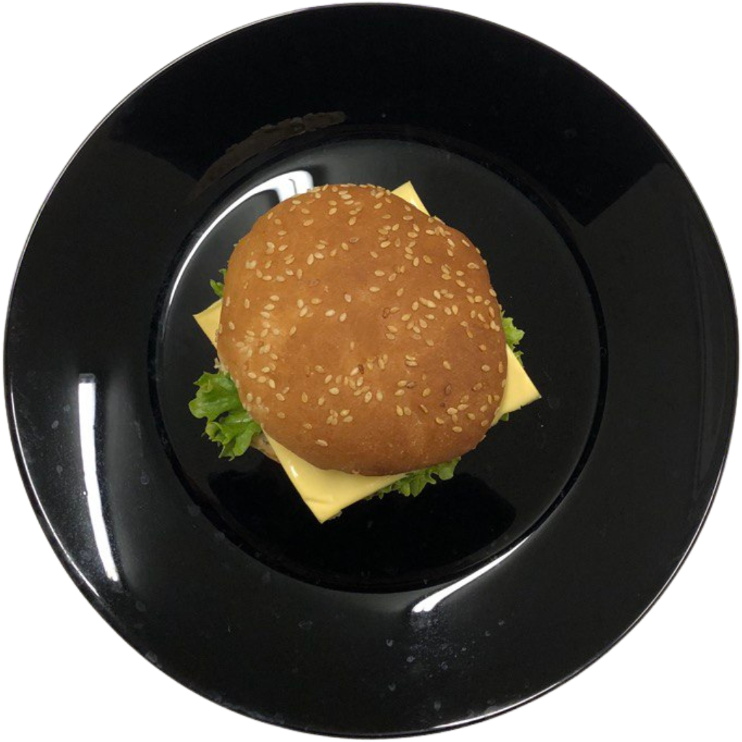 Burger z kotletem drobiowym